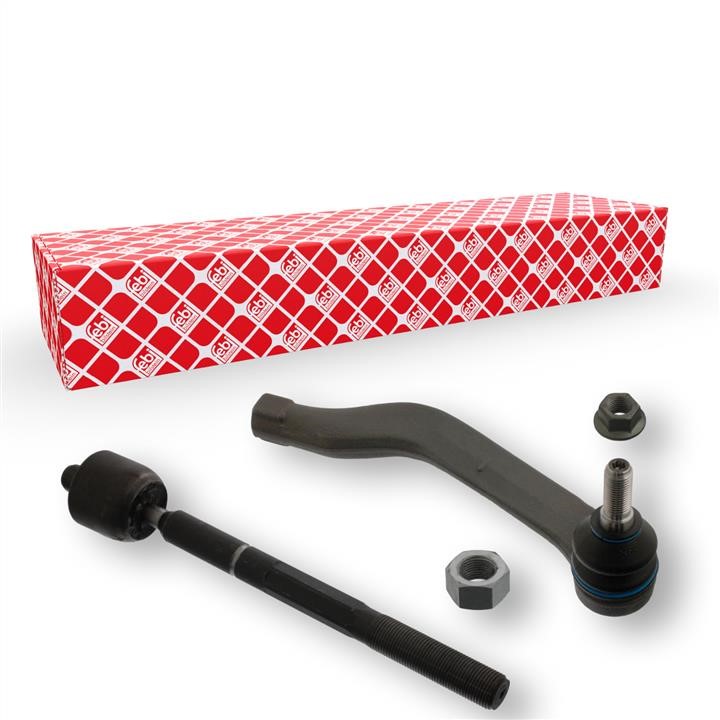 Steering rod with tip right, set febi 43688