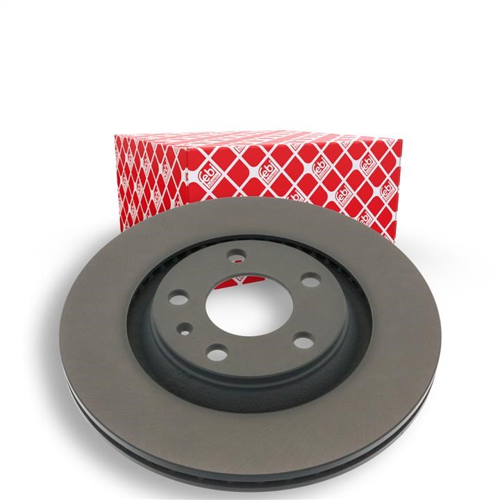 Rear ventilated brake disc febi 43908