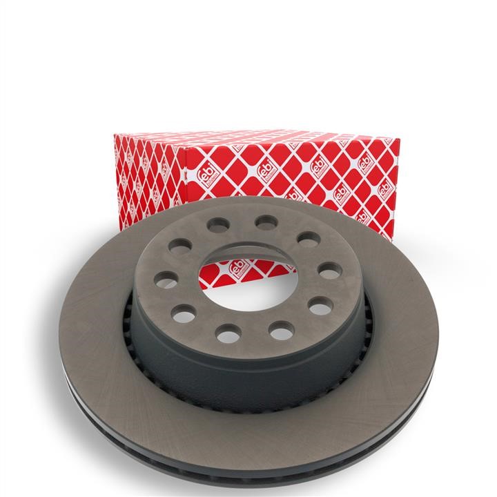 Rear ventilated brake disc febi 43932