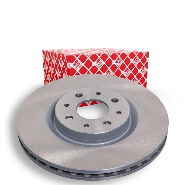 Front vented brake disc febi 43960