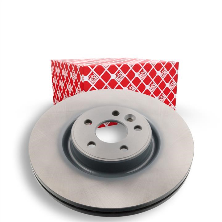 Front brake disc ventilated febi 43966
