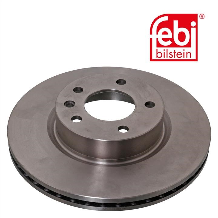 Front vented brake disc febi 02494