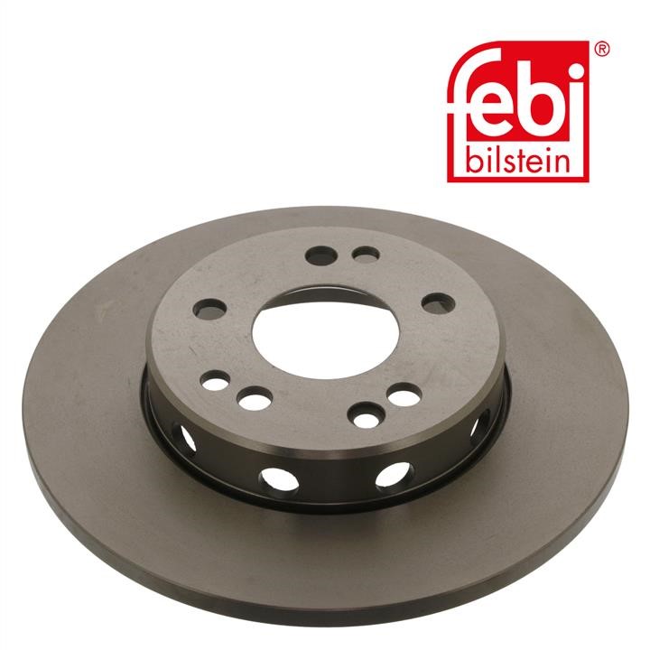 Unventilated front brake disc febi 08542
