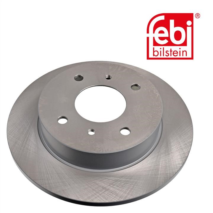 Rear solid brake disc febi 15895