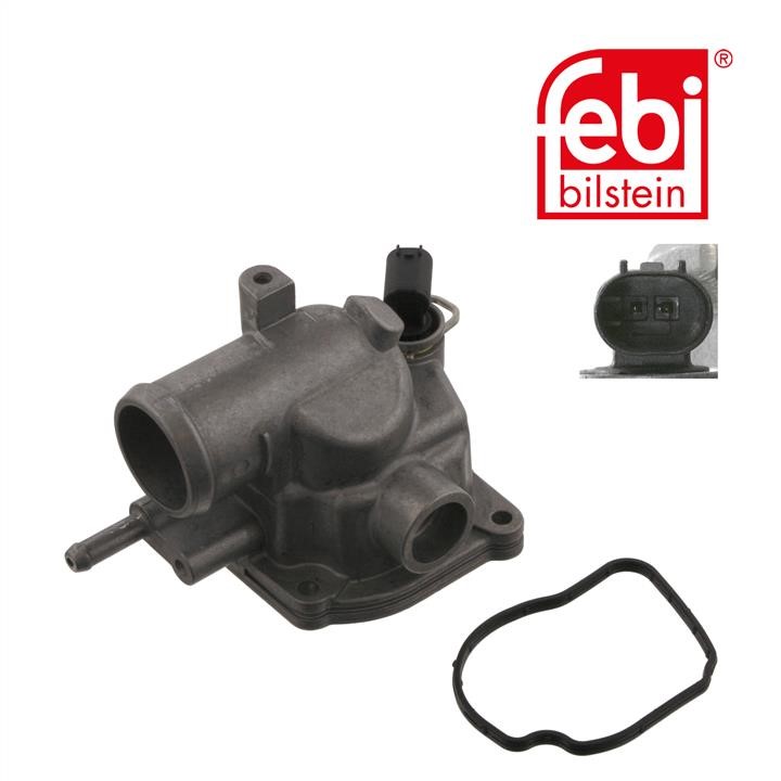 Coolant thermostat febi 37456