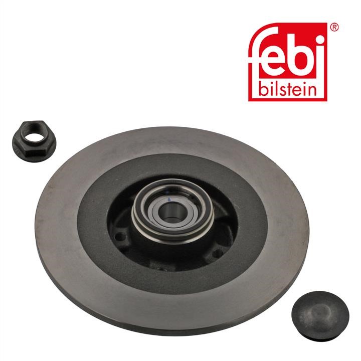 Rear solid brake disc febi 38303