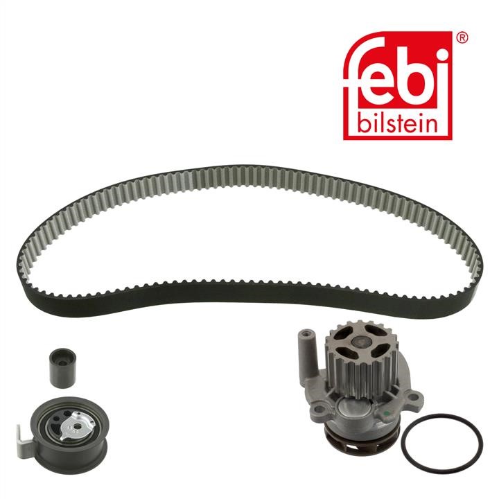 TIMING BELT KIT WITH WATER PUMP febi 45125