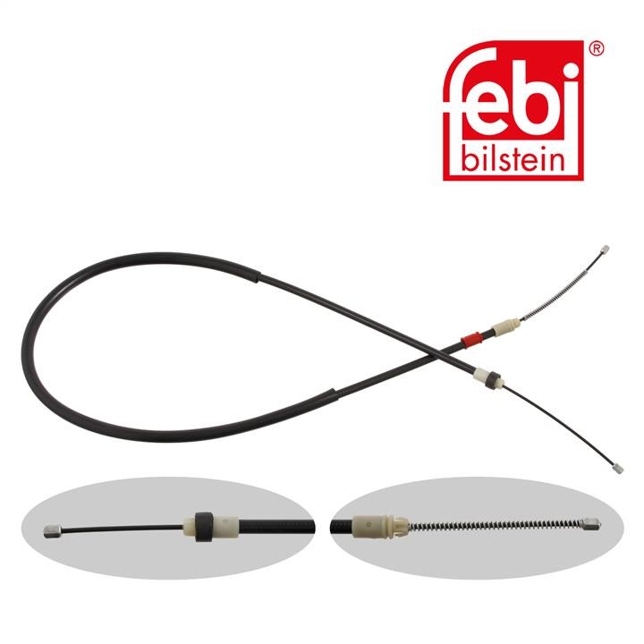 Handbrake cable febi 29363