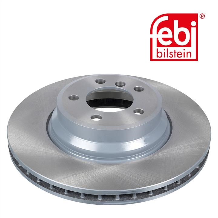 Front vented brake disc febi 24466