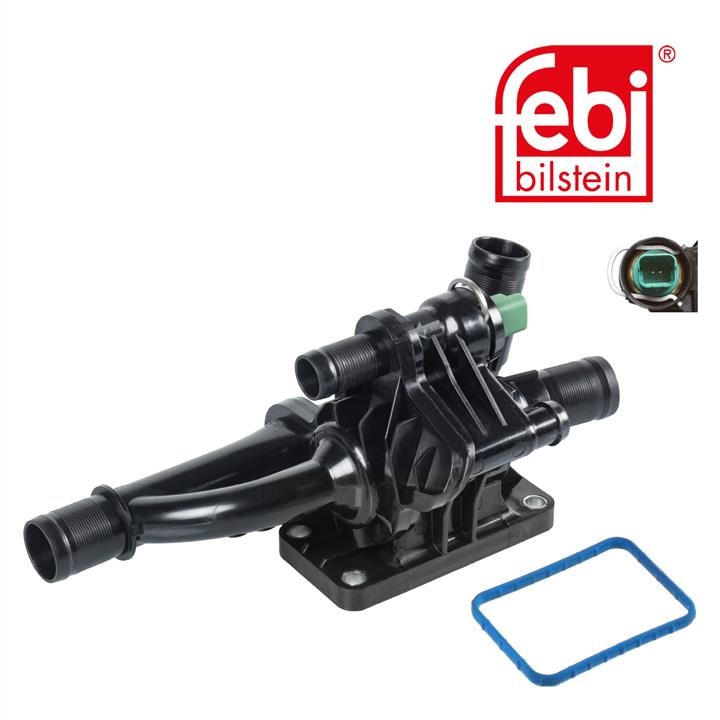 Coolant thermostat febi 36173