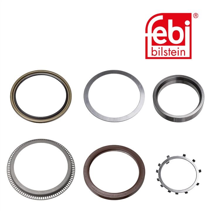 Wheel hub gaskets, kit febi 24763
