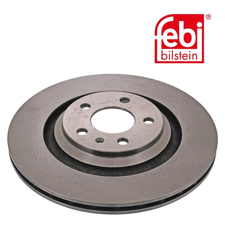 Rear vented brake disc febi 43909