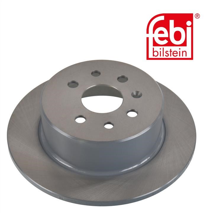 Rear solid brake disc febi 02553