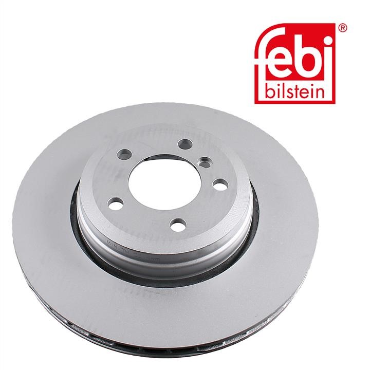 Rear vented brake disc febi 24807