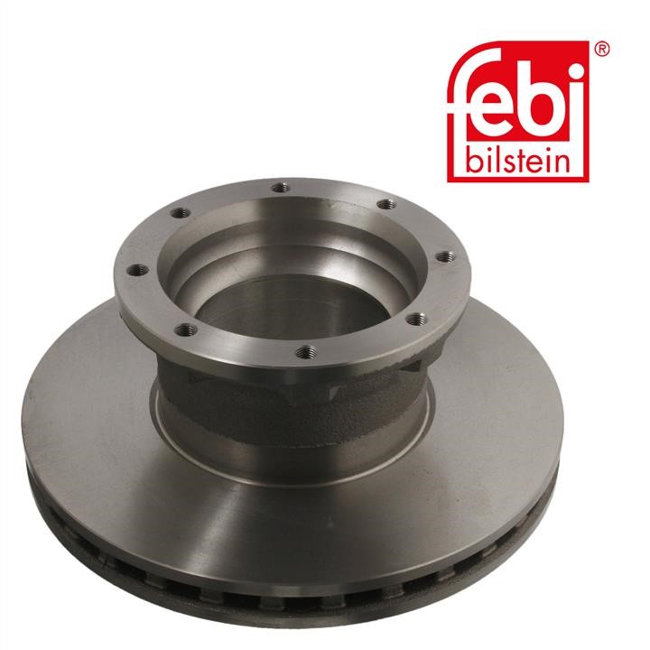 Rear vented brake disc febi 29166