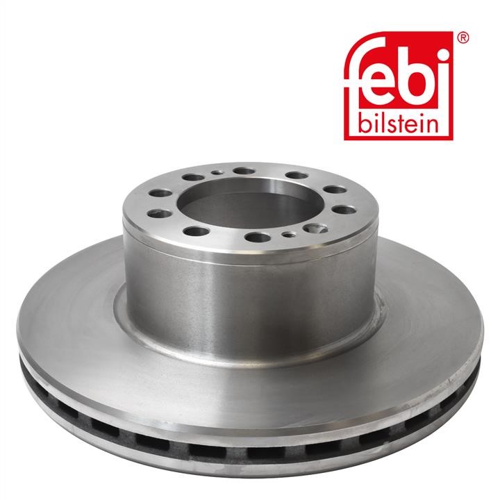Front vented brake disc febi 29167