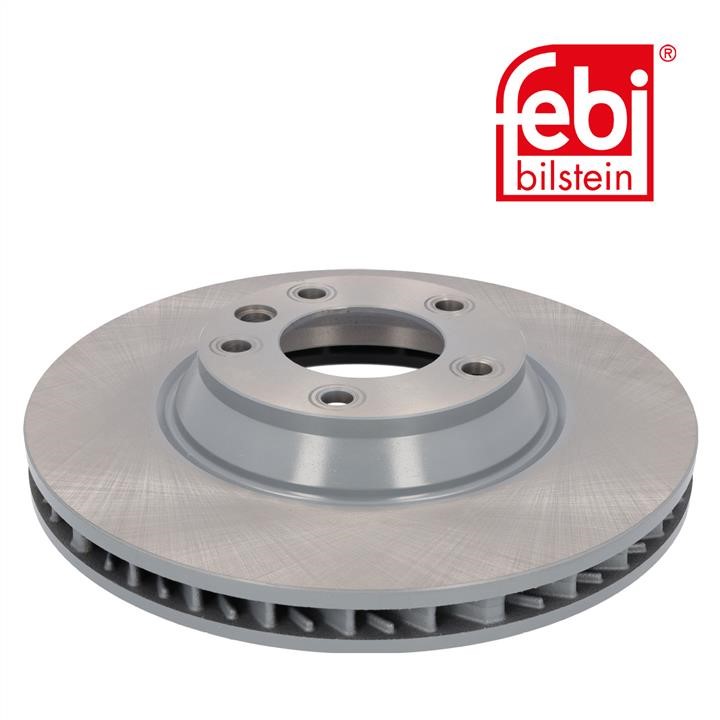 Front vented brake disc febi 26653