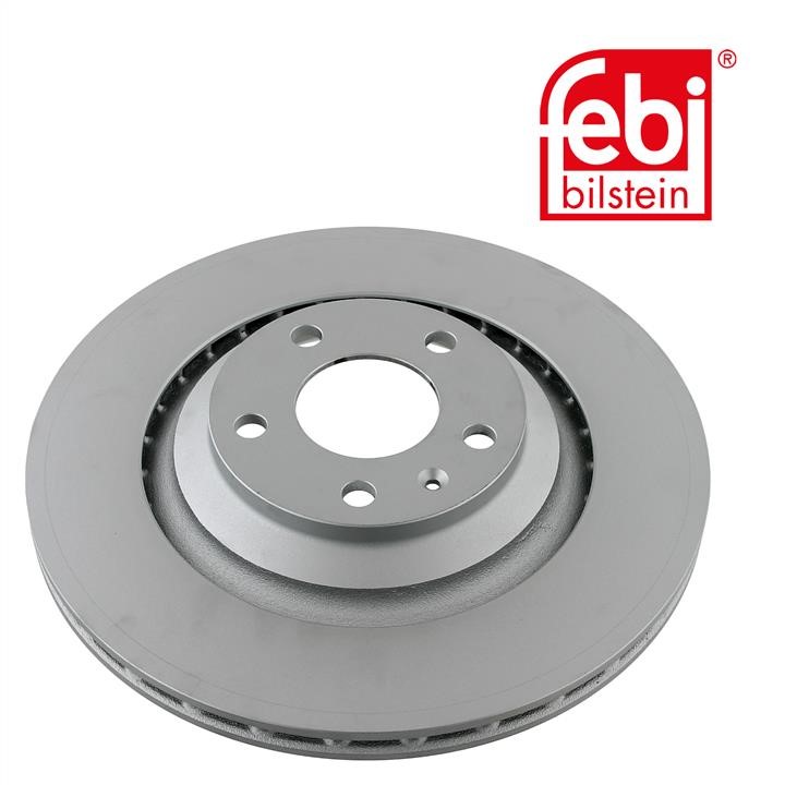Rear vented brake disc febi 26654