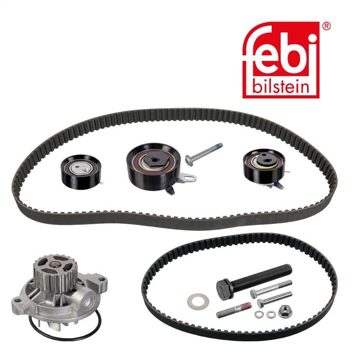 TIMING BELT KIT WITH WATER PUMP febi 45121