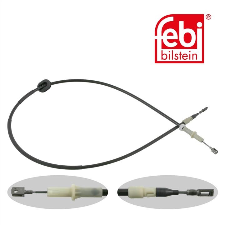 Parking brake cable, right febi 26467