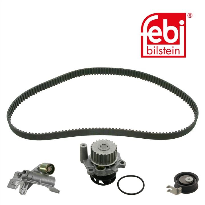 TIMING BELT KIT WITH WATER PUMP febi 45128