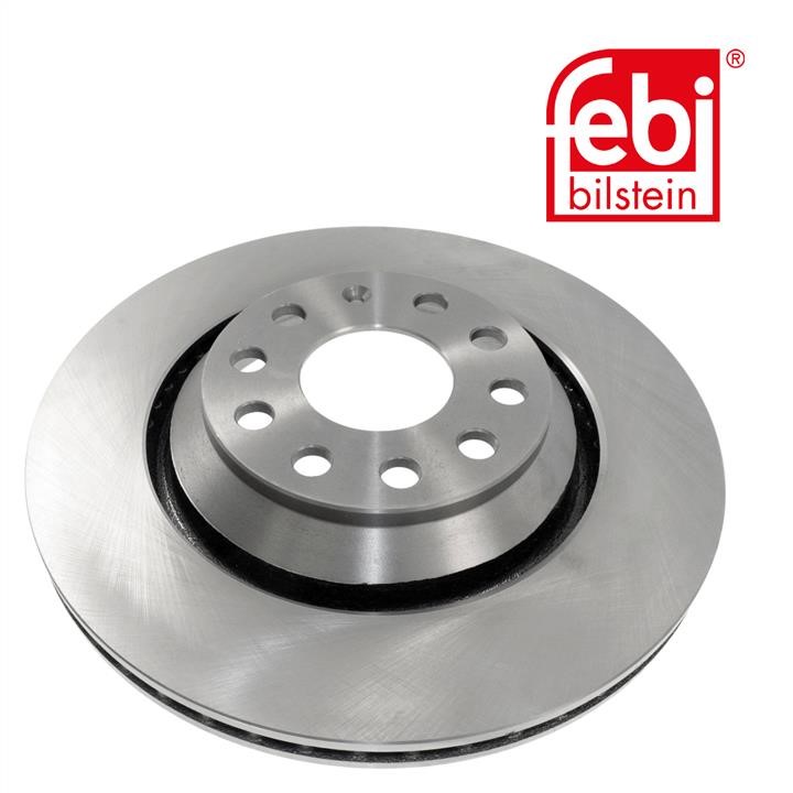 Rear vented brake disc febi 24386