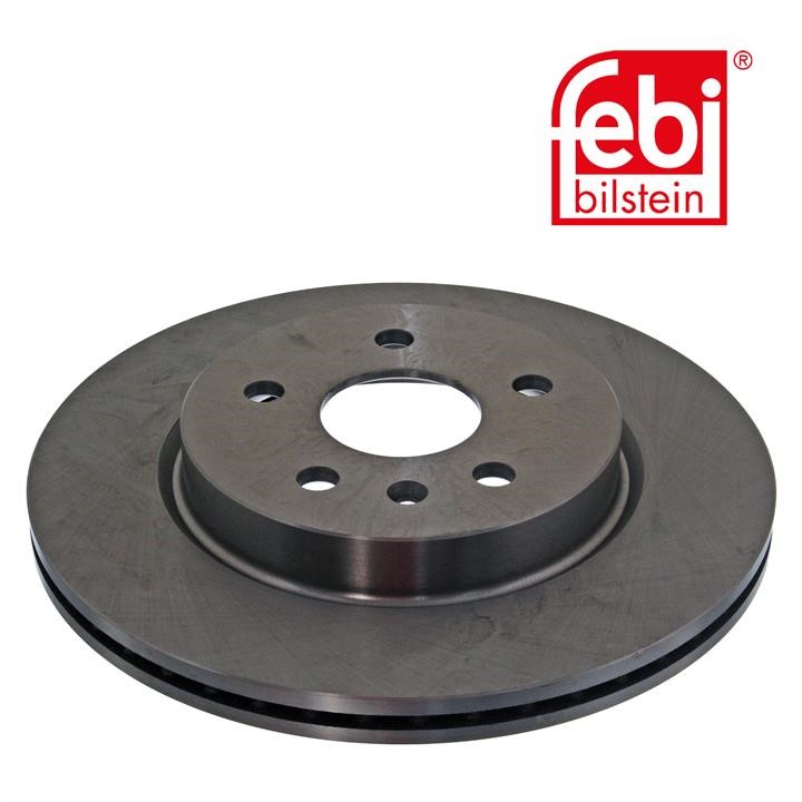 Rear vented brake disc febi 39373