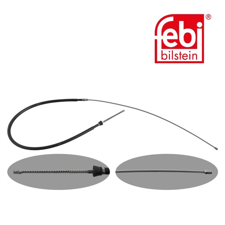 Handbrake cable febi 48331