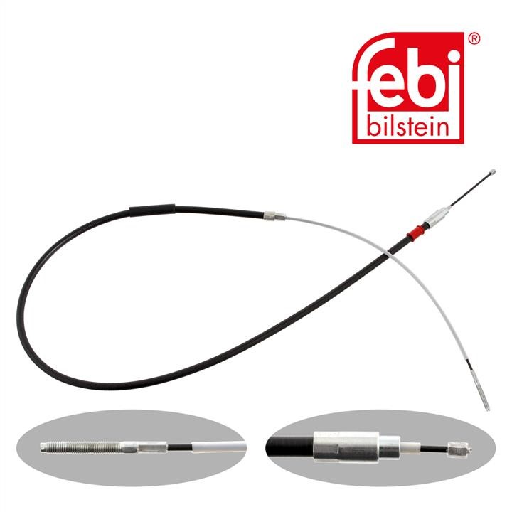 Parking brake cable, right febi 28736