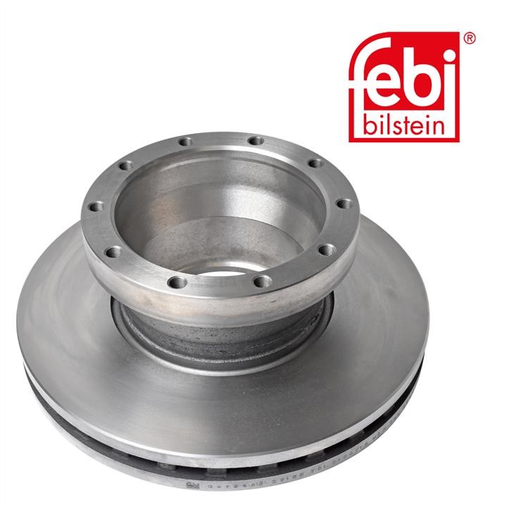 Rear vented brake disc febi 29155