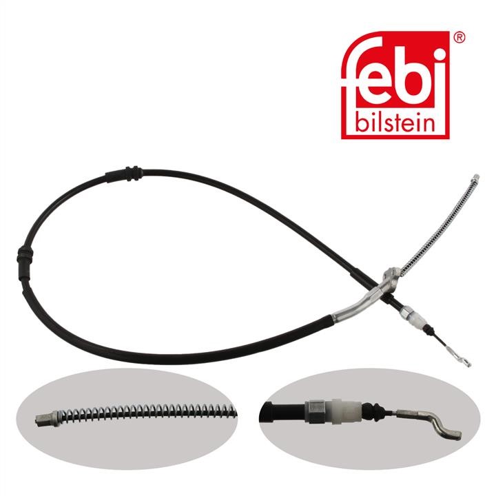 Handbrake cable febi 36712