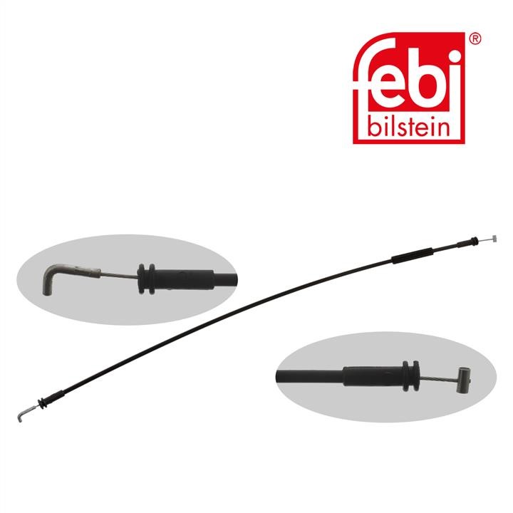 Door lock cable febi 40897