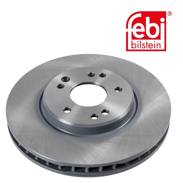 Front vented brake disc febi 10686