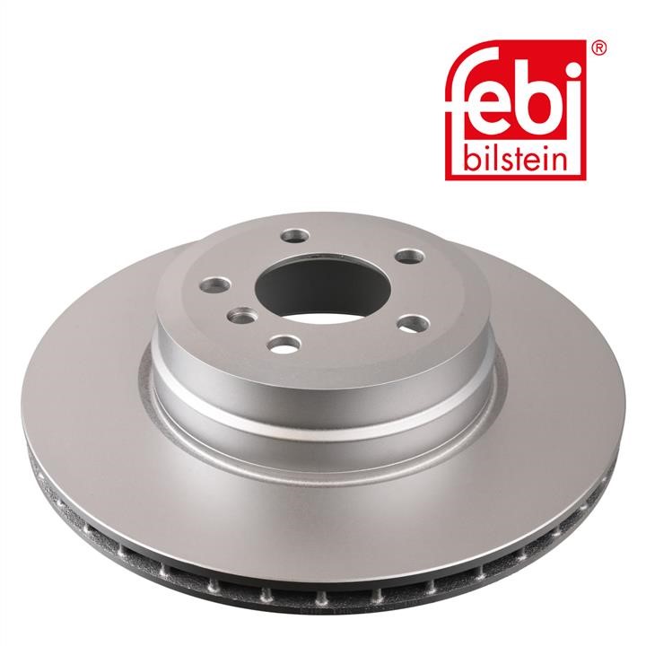Rear vented brake disc febi 36385