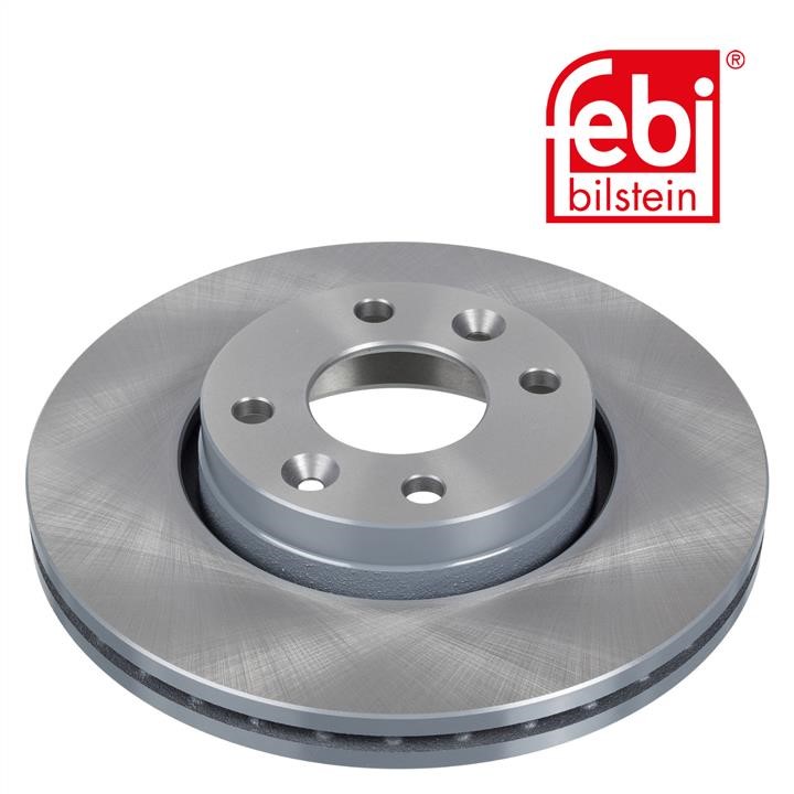 Front vented brake disc febi 39477