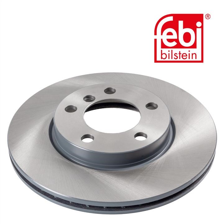 Front vented brake disc febi 43860
