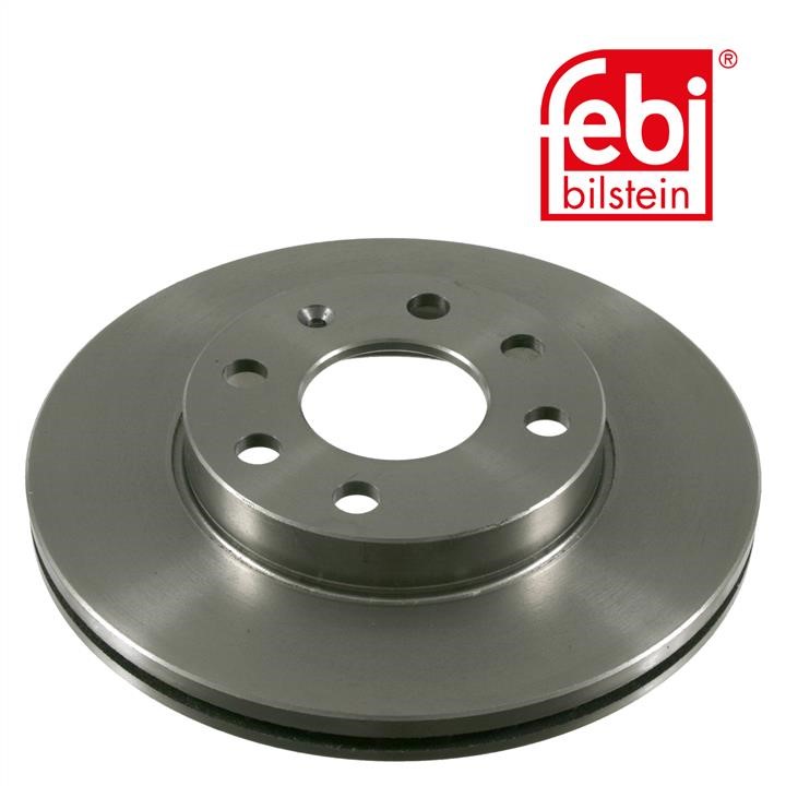 Front vented brake disc febi 19508