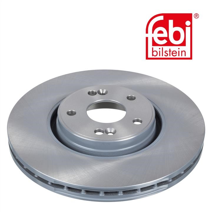 Front vented brake disc febi 43948