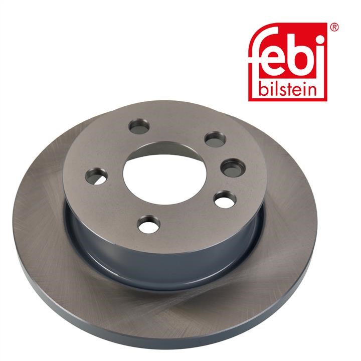 Unventilated front brake disc febi 06547