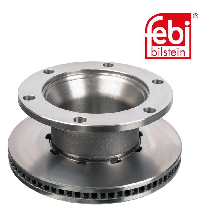 Rear vented brake disc febi 27510