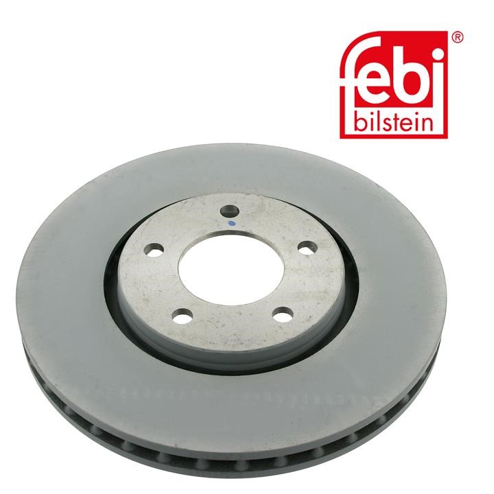 Front vented brake disc febi 28171