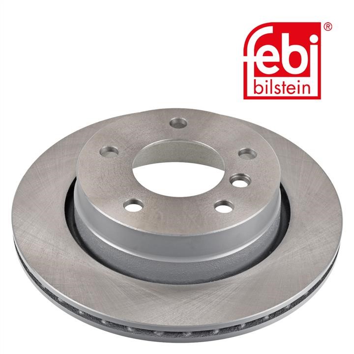 Rear vented brake disc febi 12324