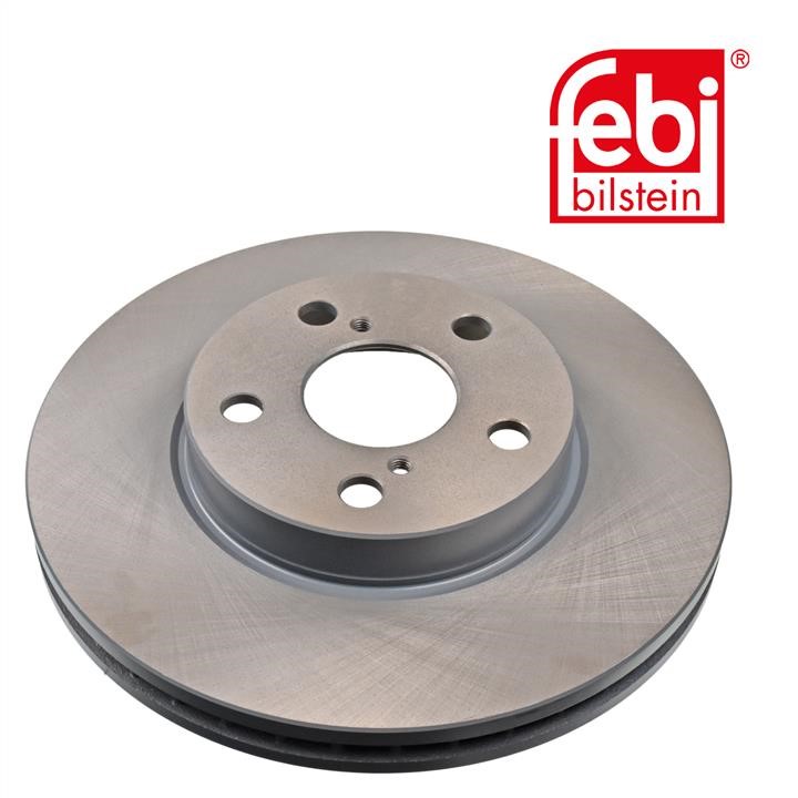 Front vented brake disc febi 26072