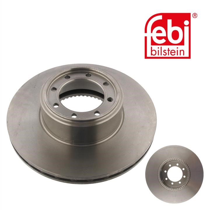 Rear vented brake disc febi 35338