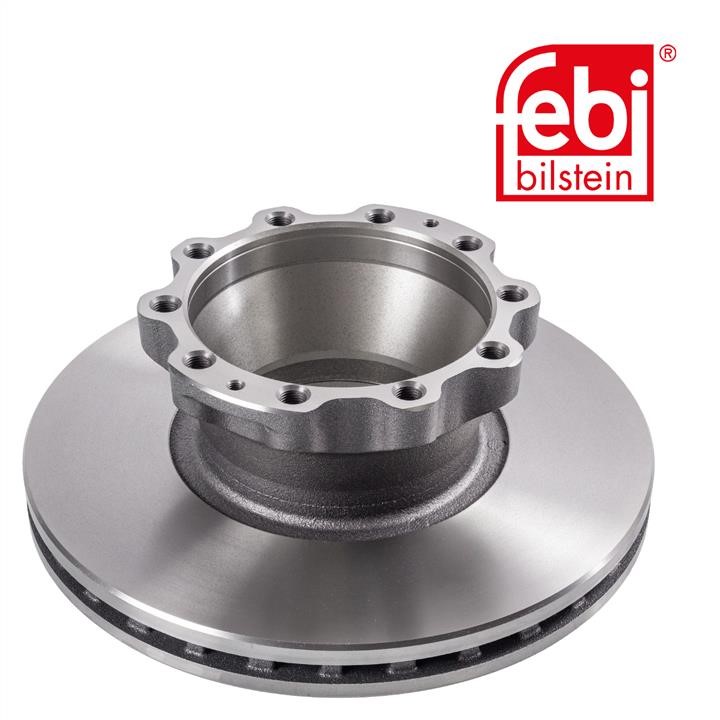 Rear vented brake disc febi 35344