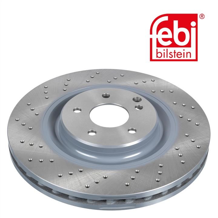 Front vented brake disc febi 37516