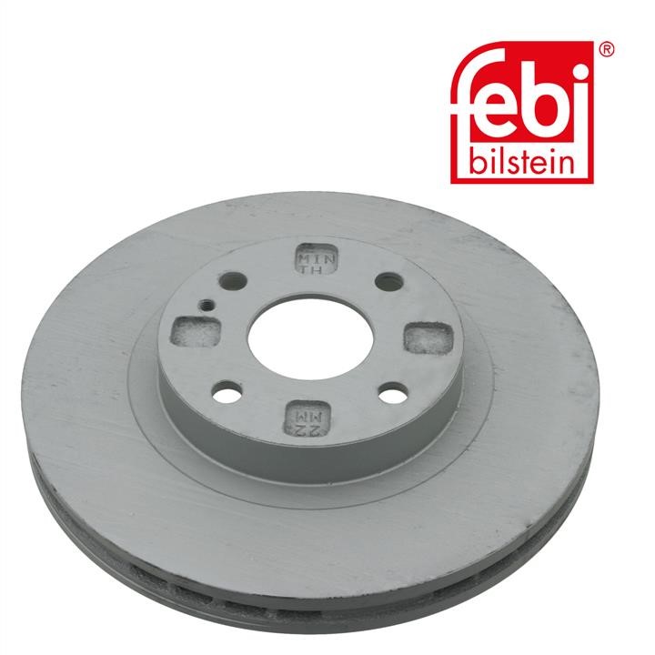 Front vented brake disc febi 23441