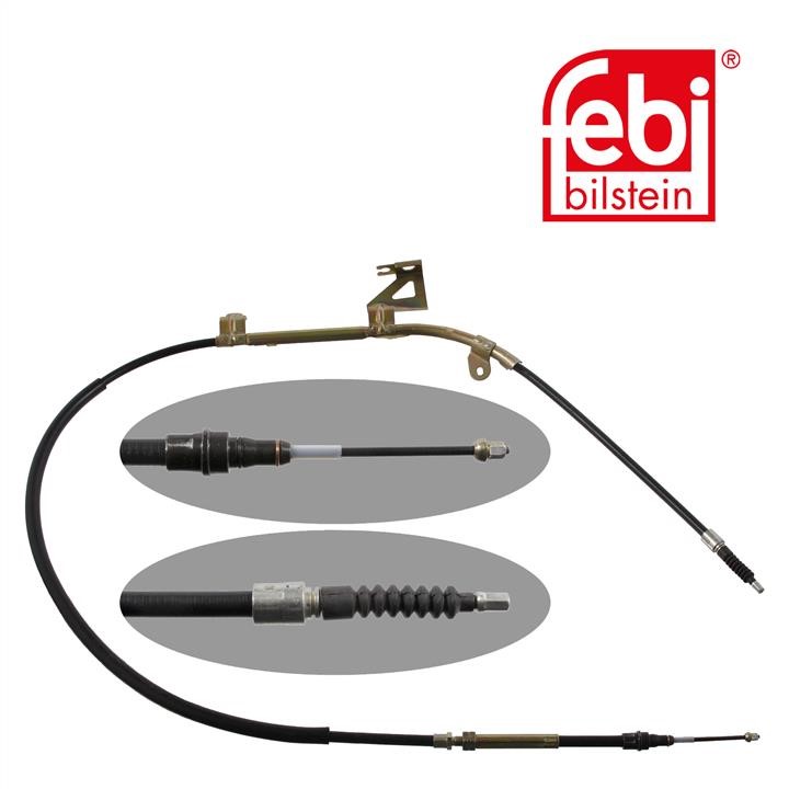 Parking brake cable, right febi 32463