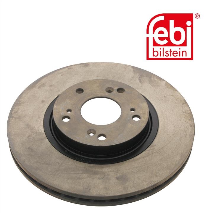 Front vented brake disc febi 31305
