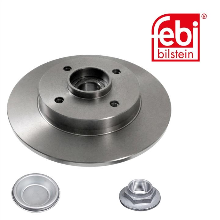 Rear solid brake disc febi 32782
